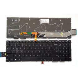 Cheap replacement new keyboard for dell G3 3500 Series laptop with backlit Compatible D P/N 3R0JR, 3NVJK,82KD3