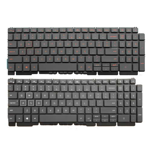 Cheap replacement new keyboard for dell G15 5510 Series laptop with backlit Compatible D P/N TJ0J6 H4XRJ