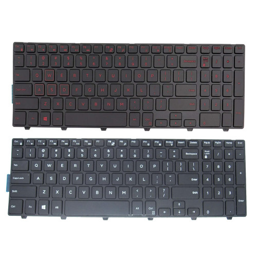 Cheap replacement new keyboard for Dell Inspiron 15 3000 Series laptop with backlit Compatible with dell Inspiron 15 3000 Series 3541 3542 3543 3552 3553 3558 3559 3565 3567 3568 3576 3593 Series Laptop