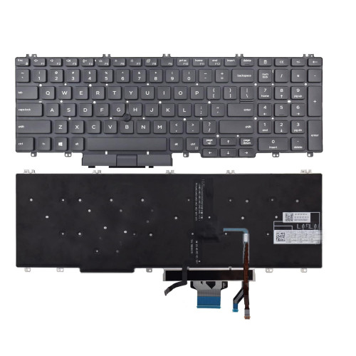 Cheap replacement new keyboard for dell latitude 5500 Series laptop with backlit Compatible P/N: 0MMH7V