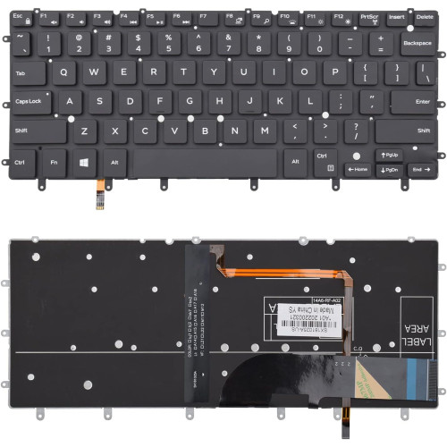 Cheap replacement new keyboard for dell XPS 13 9343 Series laptop with backlit Compatible D P/N 0DKDXH,NSK-LS0BW, NSK-LS0BN