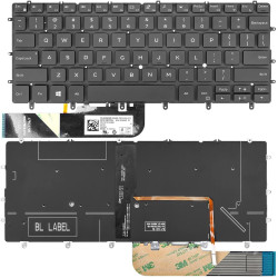 Cheap replacement new keyboard for dell XPS 13 9380 Series laptop with backlit Compatible D P/N 3CM18 03CM18 NSK-EN0BC