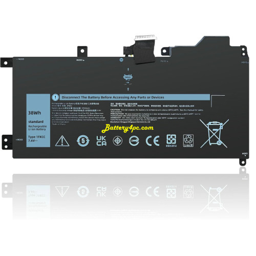 Replacement Battery for Dell 1FKCC