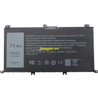 replacement battery for dell 0G74G 74WH