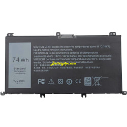 replacement battery for dell 0G74G 74WH
