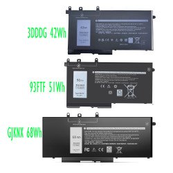 Replacement GJKNX Battery for Dell Latitude 5491 Compatible 93FTF 3DDDG battery
