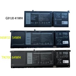 Replacement for Dell Vostro 13 5310 Battery G91J0 V6W33 TN70C
