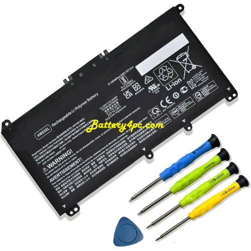 New Battery Compatible 41.04Wh HW03XL L97300-005 Laptop Battery Replacement for HP Pavilion 15-EG  Series L96887-421 l97300-005 HW03041xl-pl