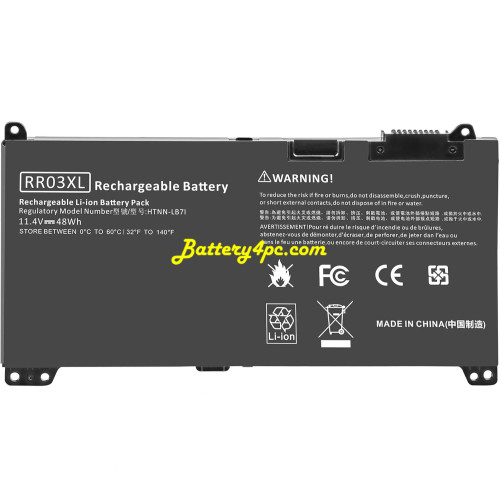 New Battery Compatible / Replacement Battery for HP RR03XL